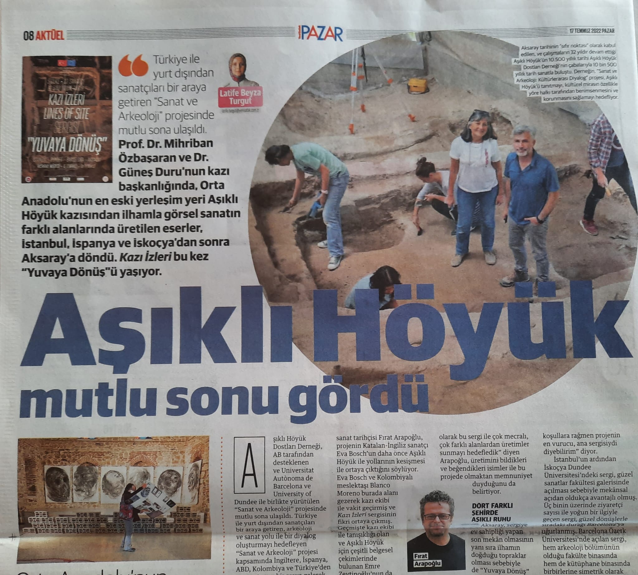 “Kazı İzleri” yuvaya döndü